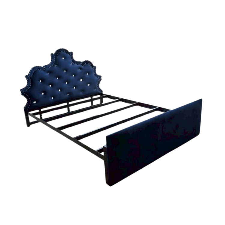 ฐานรองหัวเตียง 5 ฟุต WISDOM DESIGN FURNITURE รุ่น SECRET สีกรม